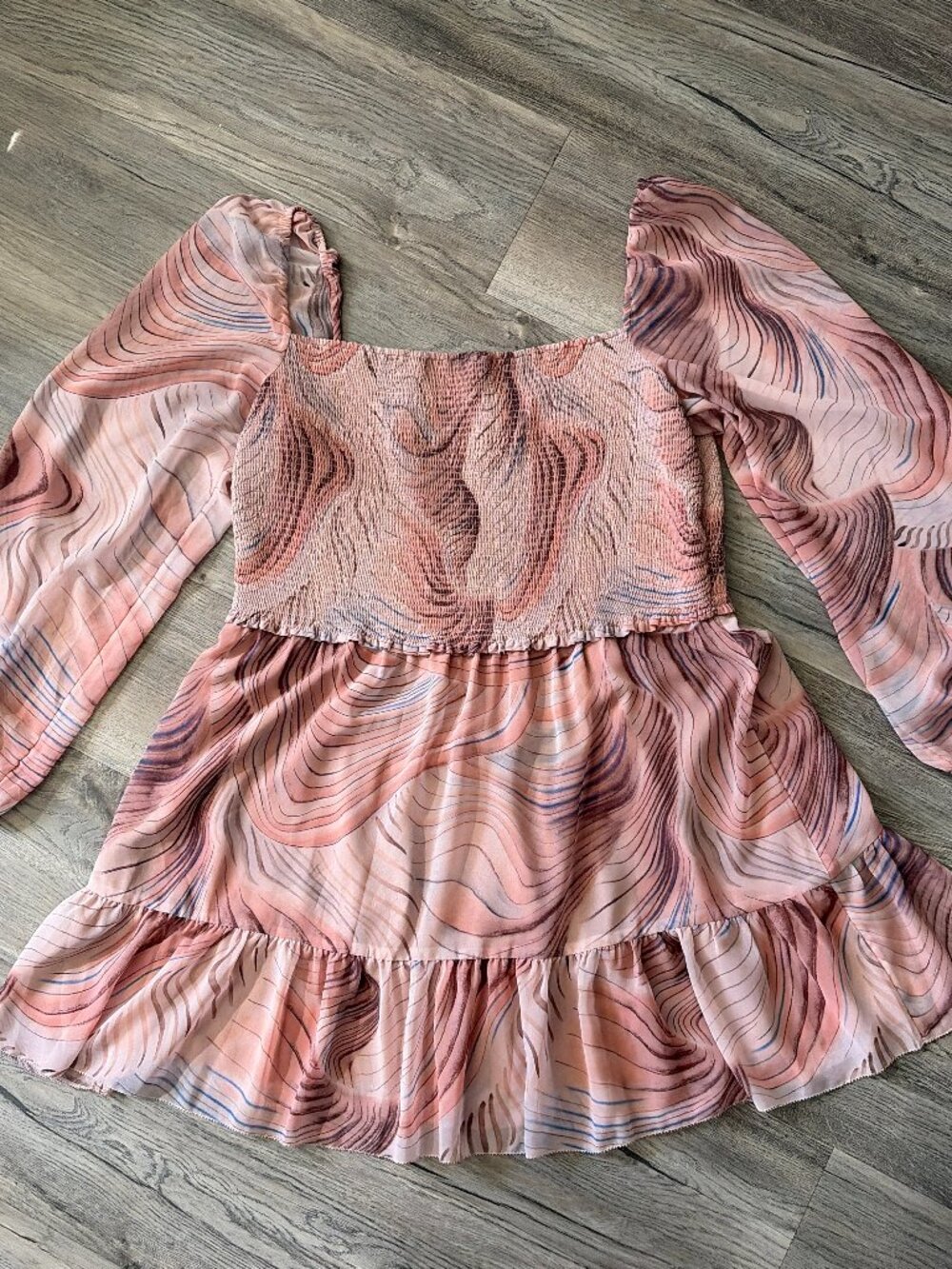 Wilfred Tempest Dress Long Sleeve Midi Size 2XL